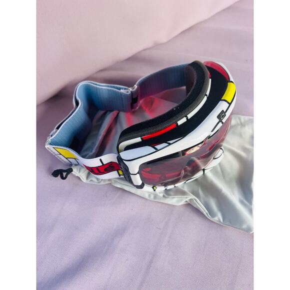Vintage Bolle ski goggles Quasar Nova 2011 Snowboard Skiing Winter Sport & Bag - Picture 2 of 14
